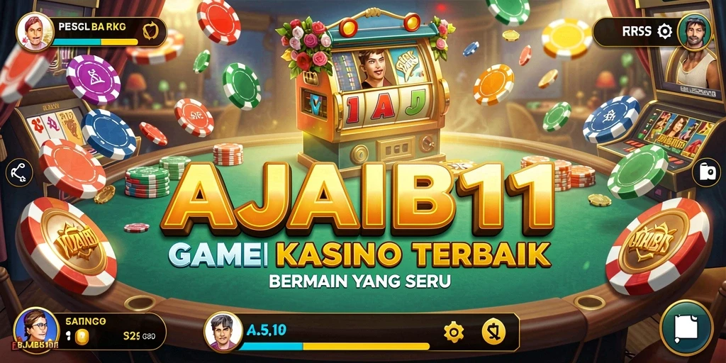 Tampilan gameplay seru dari AJAIB11 dengan beragam permainan Kasino.