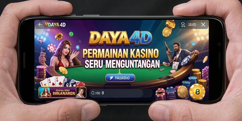 Tampilan gameplay menarik dari aplikasi Kasino DAYA4D.