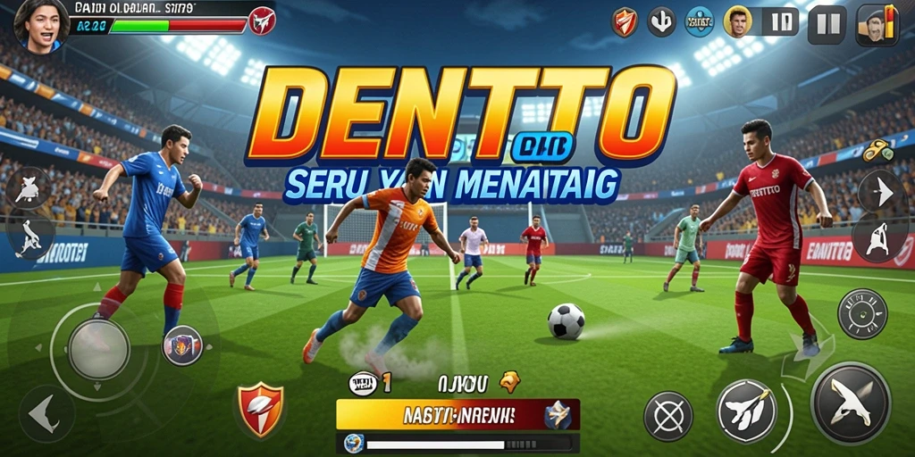 Tampilan gameplay DENTOTO yang penuh aksi dan seru.