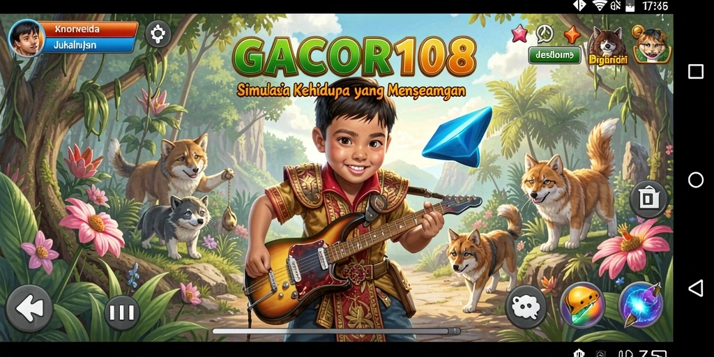 Tampilan gameplay GACOR108 yang imersif dan interaktif.