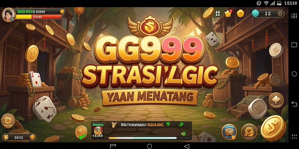 Gameplay GG999 menampilkan strategi dan pertempuran yang intens.