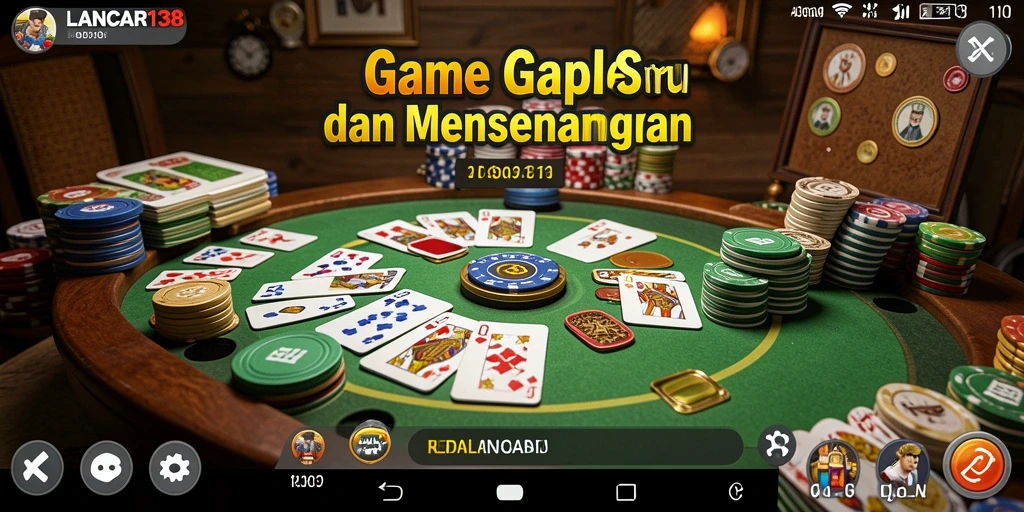Tampilan permainan Gaple yang seru dan interaktif dari LANCAR138.