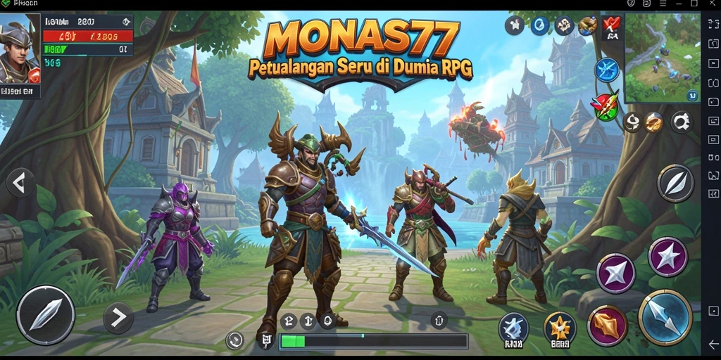 Gameplay seru dengan pertarungan RPG yang mendebarkan.