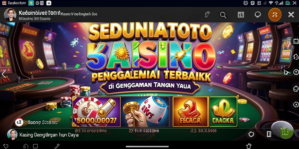 Tangkapan layar gameplay <strong>SEDUNIATOTO</strong> menampilkan keseruan permainan Kasino.