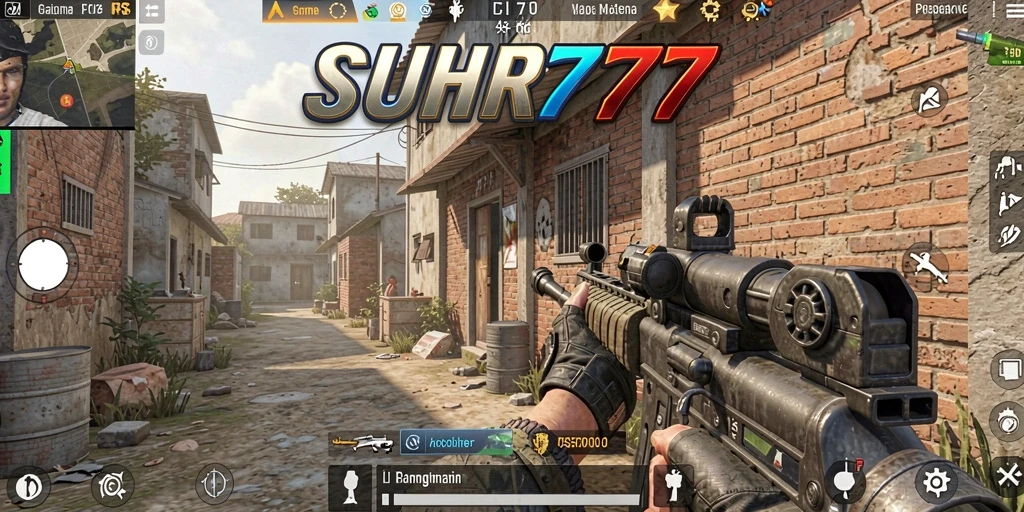 Screenshot gameplay SUHU777 menampilkan aksi FPS yang mendebarkan.