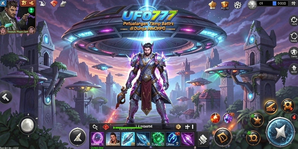 Tampilan gameplay menarik dari UFO777 dalam dunia MMORPG.