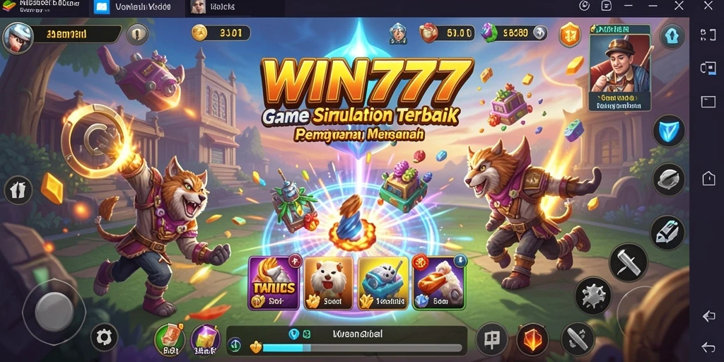 Tampilan menarik dari gameplay WIN777 yang mendebarkan.