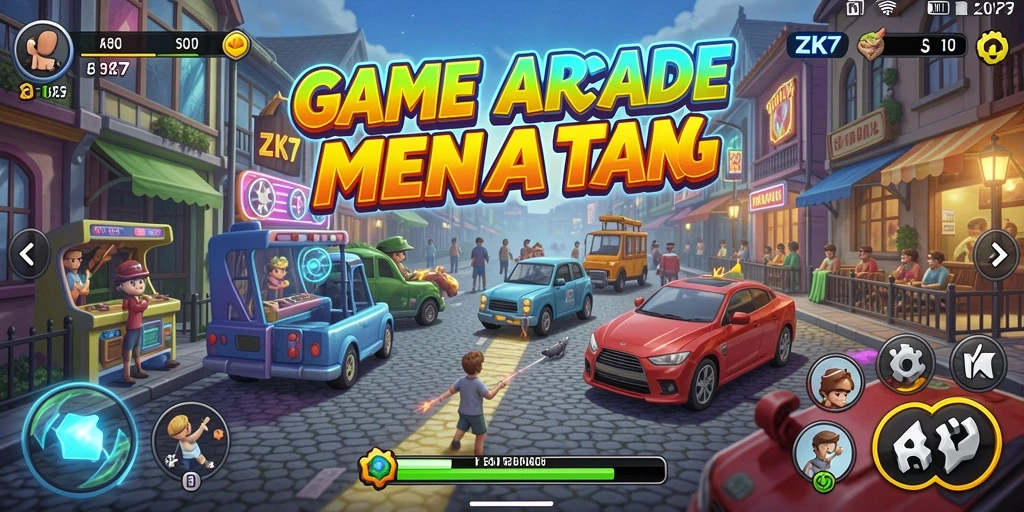 Tampilan gameplay ZK7 yang seru dalam kategori Arcade.