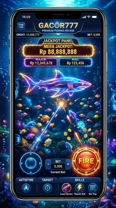Tampilan antarmuka pengguna gacor777 yang sederhana dan menarik.