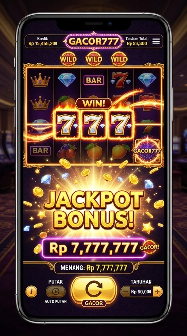 Pengguna puas saat mengunduh aplikasi game dari gacor777.